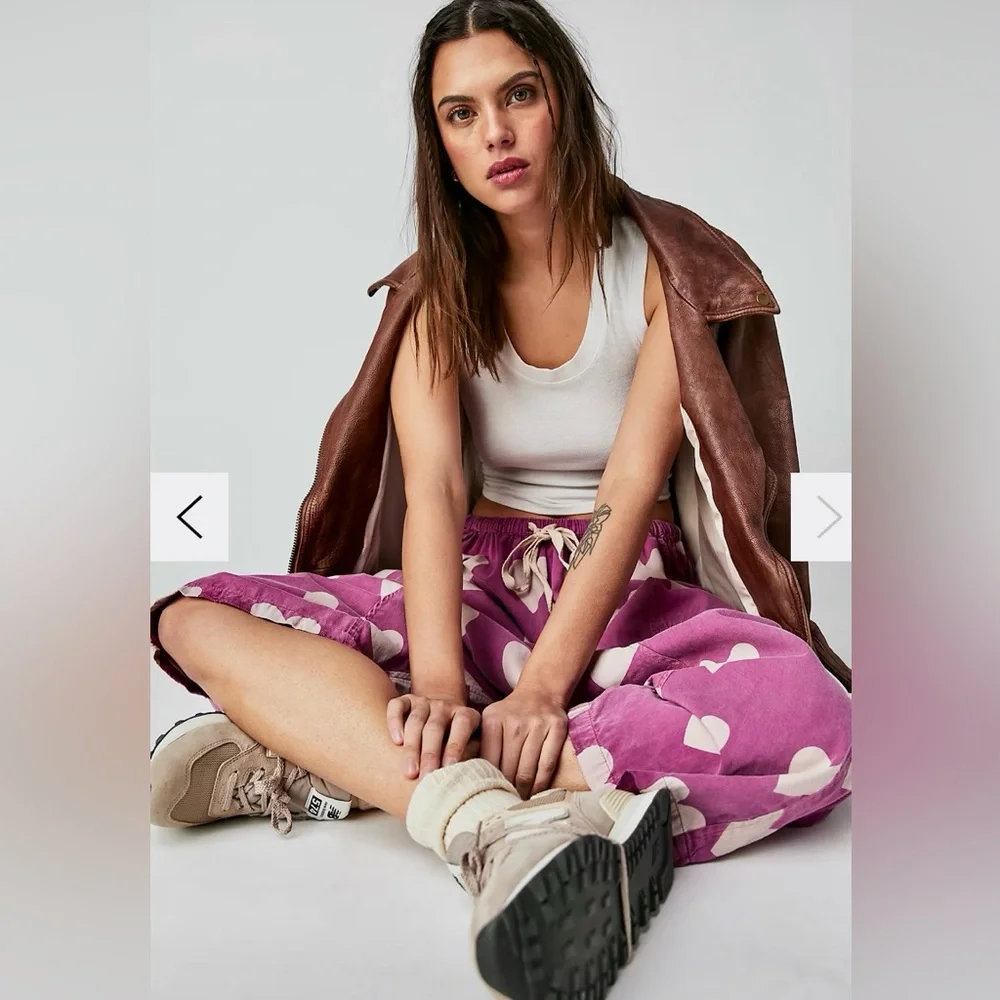 MAGNOLIA PEARL Hearts Harem Garçon Trousers - Picture 3 of 14